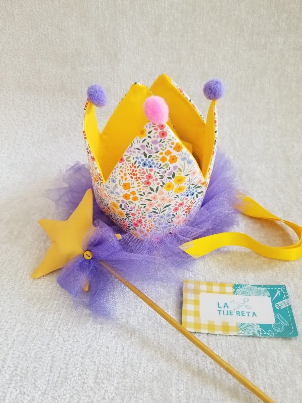 New Princess Crown & Magic Wand Set for Girls